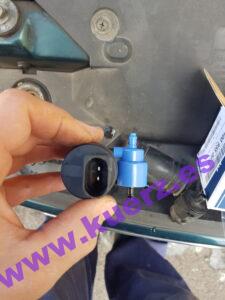 Meyle Waschwasserpumpe Ansicht Buchse für den Stecker
